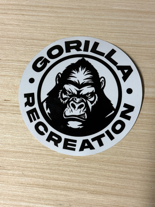 Gorilla Recreation Decal